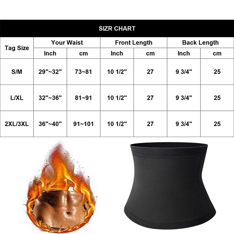 Women Heat Trapping Waist Sweat Sana Body Shaper Shapewear Trainer Slimmer Belt