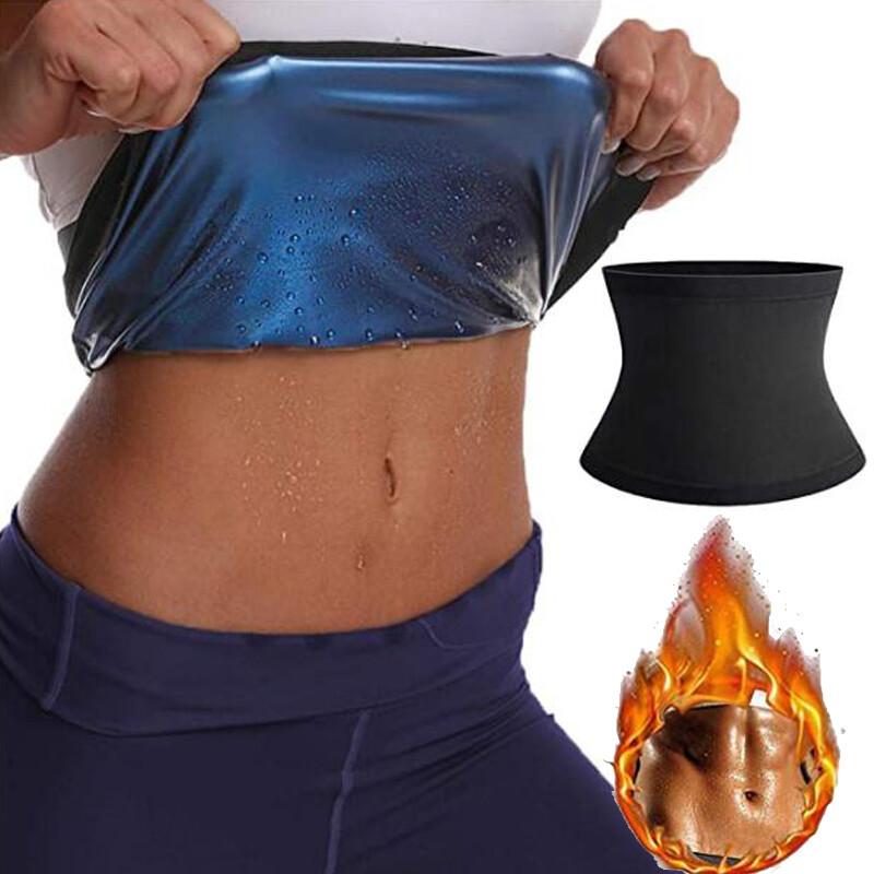 Women Heat Trapping Waist Sweat Sana Body Shaper Shapewear Trainer Slimmer Belt