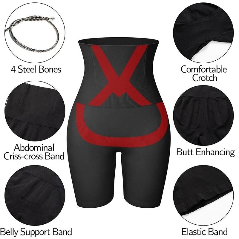 Women High Waist Shaper Shorts Pants Belly Control Body Shapewear Abdomen Girdle