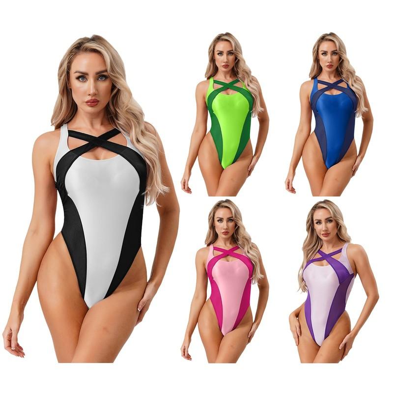 Women Jumpsuit Underwear Swimwear Open Back One Piece Leotard Bodysuit Bodycon