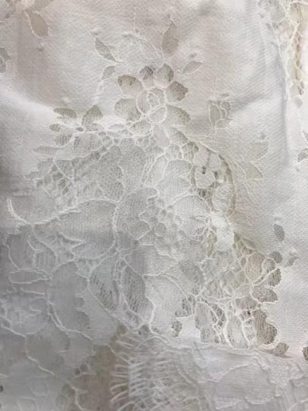 Women L'AGENCE Collared Lace Long Sleeve Blouse Top