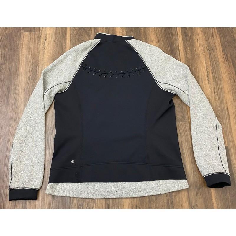 Women Lululemon Var-City Heather Bomber Performance Zip-up Jacket Coat 10