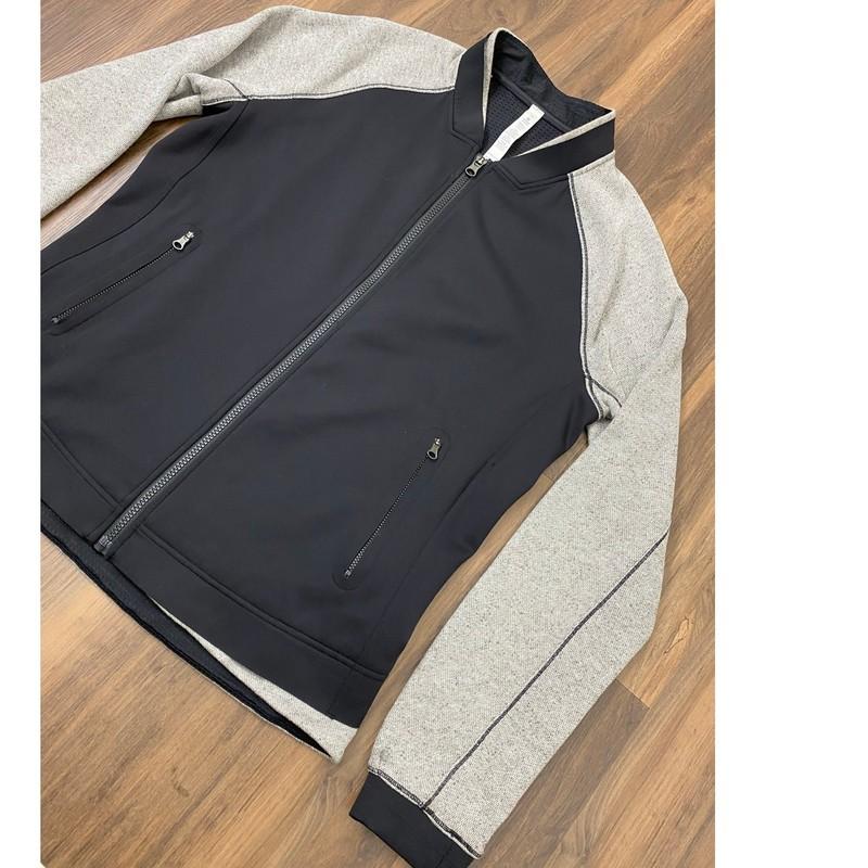 Women Lululemon Var-City Heather Bomber performance zip-up jacket coat 10