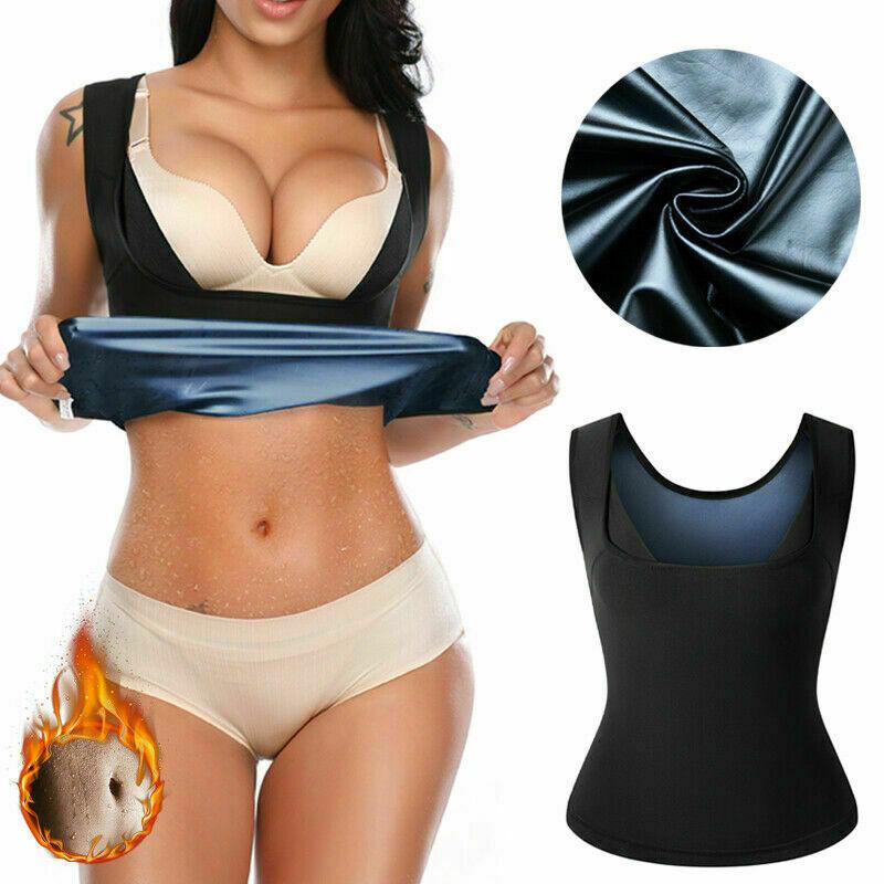 Women & Men Body Sweat Shaper Sauna Vest Suits Slimming Gym Yoga Sports Thermal