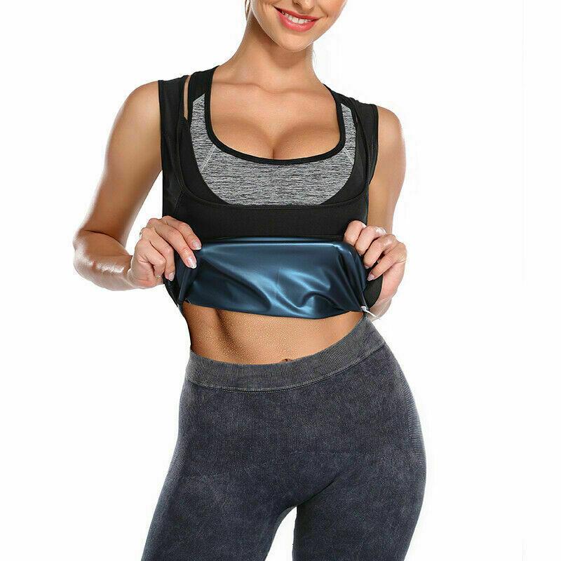 Women & Men Body Sweat Shaper Sauna Vest Suits Slimming Gym Yoga Sports Thermal