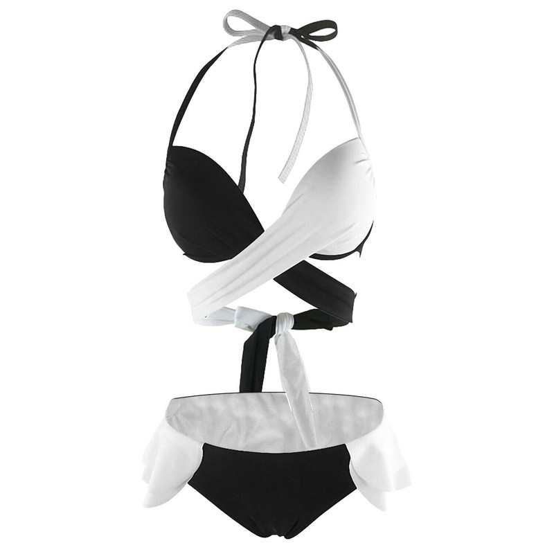 Women Mini Bikini Mesh Micro Bra Set G-string Thong Lingerie Swimwear Underwear