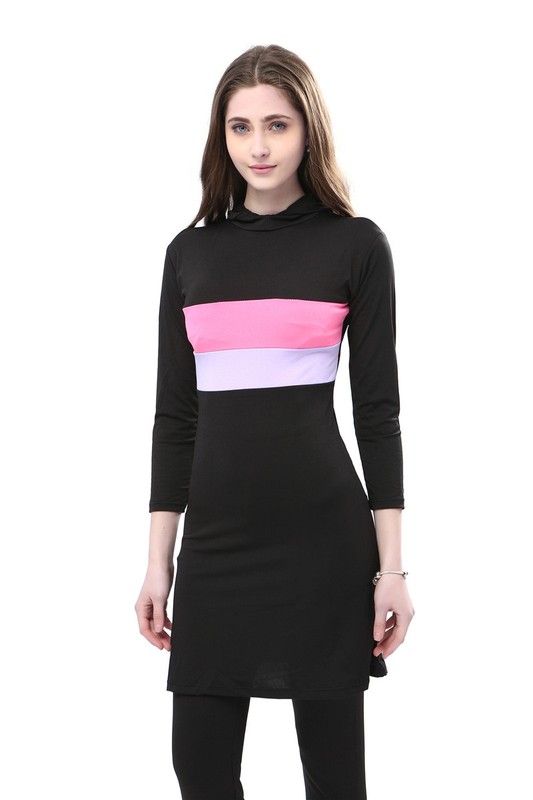 Women Muslim Swimwear Full Cover Swimsuit Islamic Modest Beachwear Swim Burkini