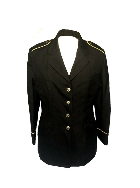 WOMEN'S 10WP US ARMY MILITARY SERVICE DRESS BLUE BLUES ASU UNIFORM COAT JACKET