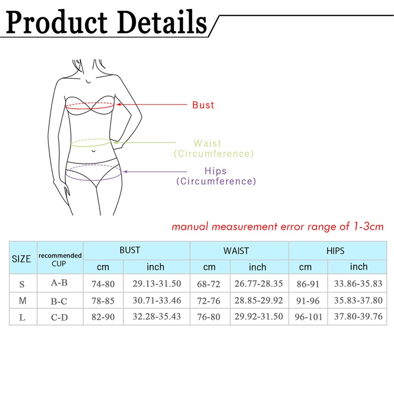 Women's 2pcs Sexy Swimwear Set Halter Padded Lace High Waisted Swimsuit Bikini