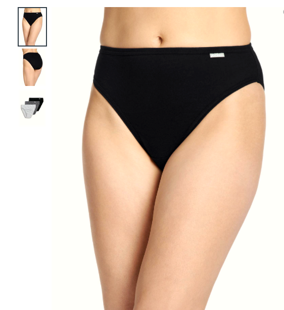 Women's 3-Pack Jockey French Cut (GRAY ASST) Cotton Comfort Underwear