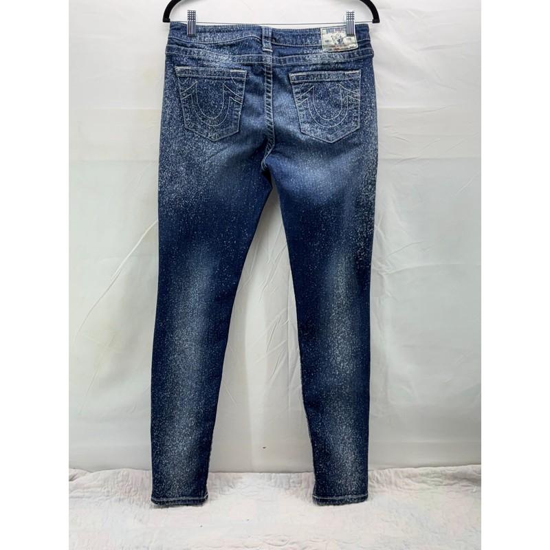 Women’s 31 Skinny True Religion Bleached Wash Jeans