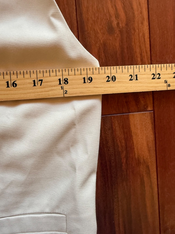 Women’s A New Day Tailored Layering Button Down Vest Cream Size MEDIUM