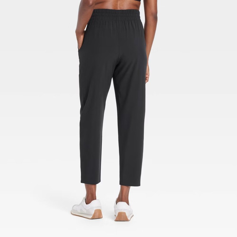 Women's Active Light High-Rise Taper Pants - All In Motion Black S: