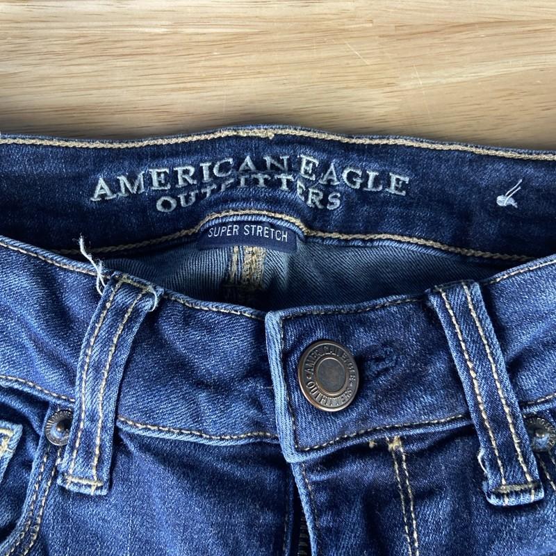 Women’s American Eagle Skinny Jeans Size 2 Short Super Stretch
