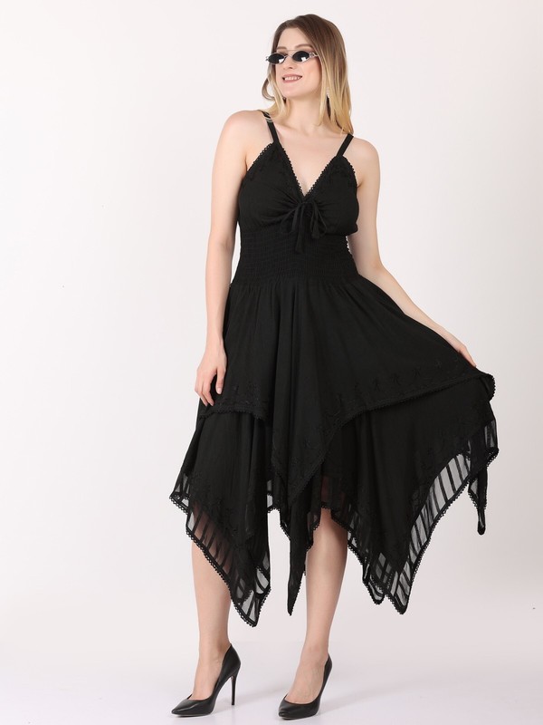 Women's Asymmetrical High Low Summer Fit & Flare Party Dress Pack Of 10 Pcs MIX