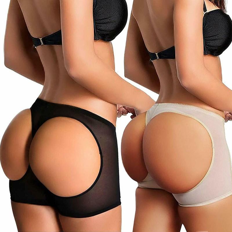 Women's Body Shaper Briefs Butt Lifter Panty Booty Enhancer Hip Push Up Booster