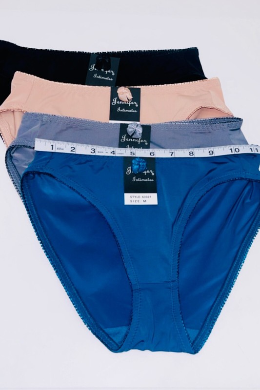 Women's Briefs 3/6/12 Bikini High Cut Panties Undies Satin Silky Cool Lot 63021