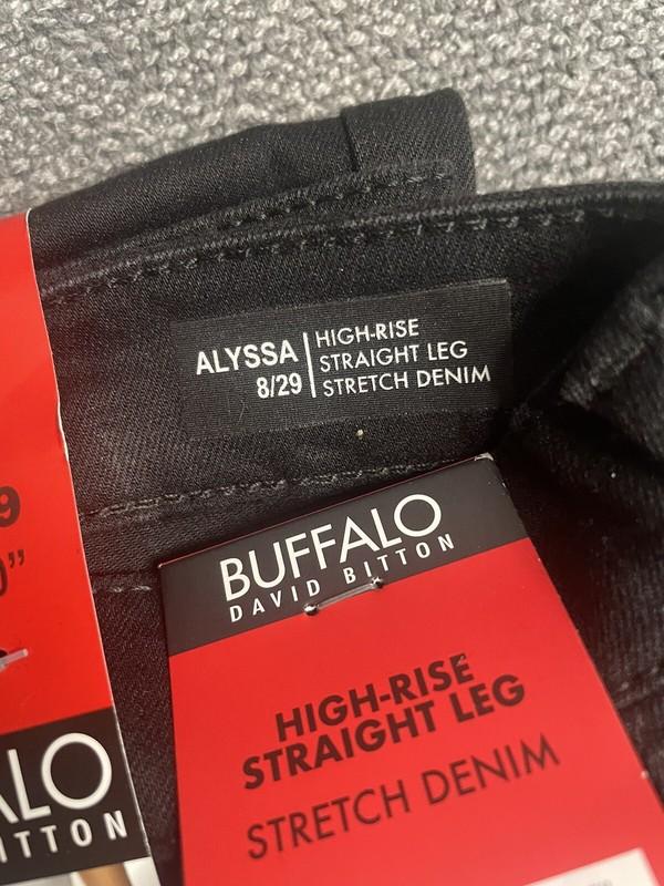 Women's Buffalo High-Rise Straight Leg Stretch Denim Jeans