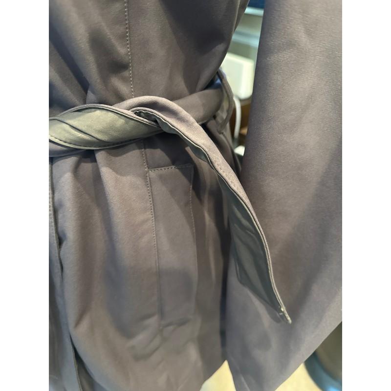 Women’s Columbia Taupe Short Trench Belted Jacket. Size Medium