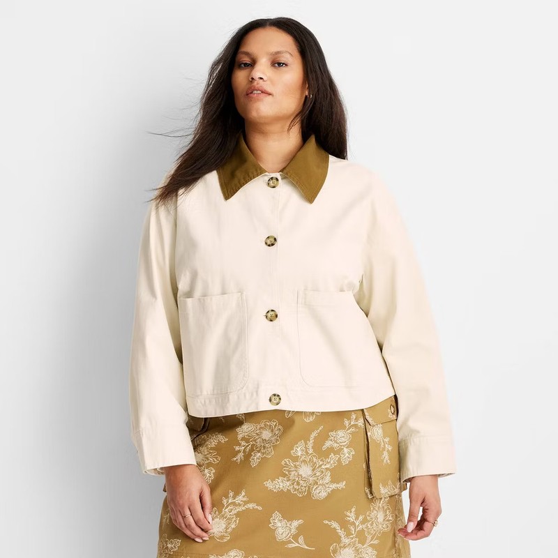 Women's Cropped Chore Jacket - Future Collective