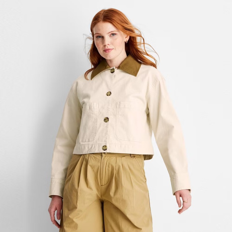 Women's Cropped Chore Jacket - Future Collective