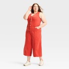 Women's Cropped Sleeveless Jumpsuit - Universal Thread