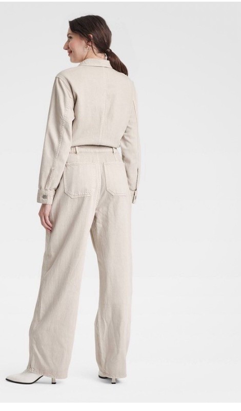 Women's Denim Baggy Jumpsuit - Universal Thread size 12