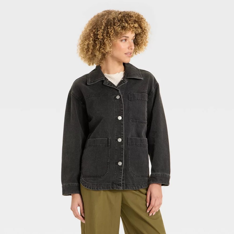 Women's Denim Shacket - Future Collective
