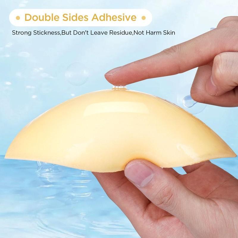 Women's Double-Sided Sticky Bra Cups Waterproof Adhesive Breast Enhancers