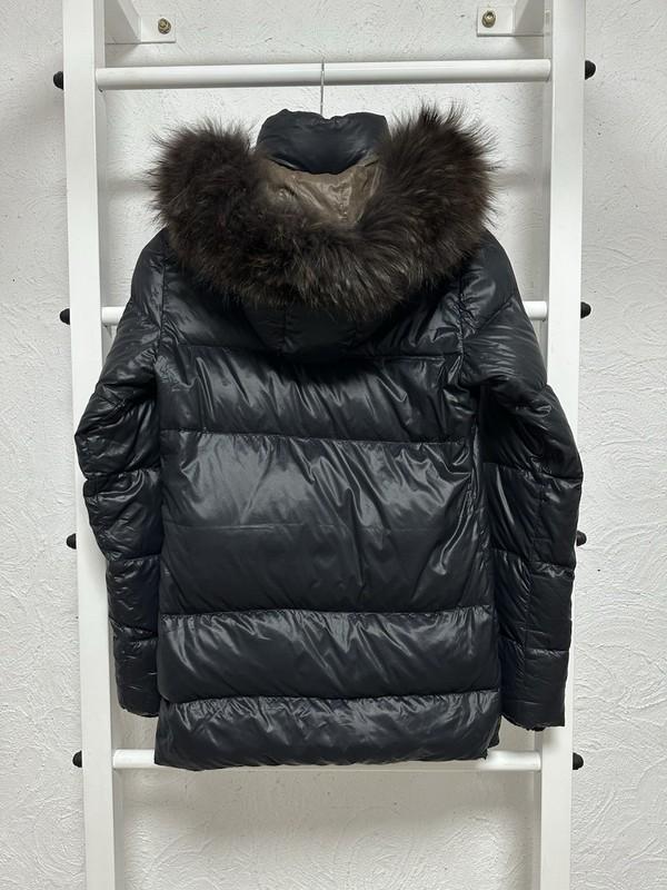 Women’s Duvetica Down Jacket L Size 40 Full Zip With Fur