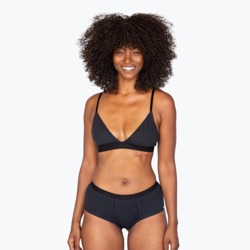 Women’s Hemp Triangle Bralette – Organic Wireless Adjustable Straps
