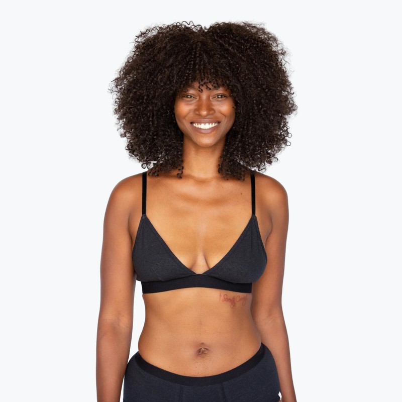 Women’s Hemp Triangle Bralette – Organic Wireless Adjustable Straps