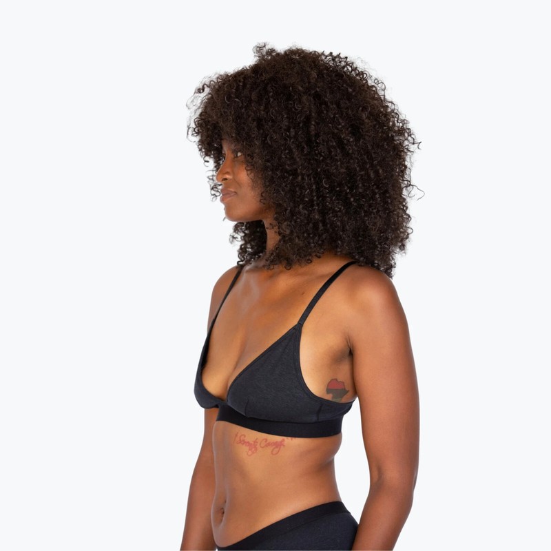 Women’s Hemp Triangle Bralette – Organic Wireless Adjustable Straps