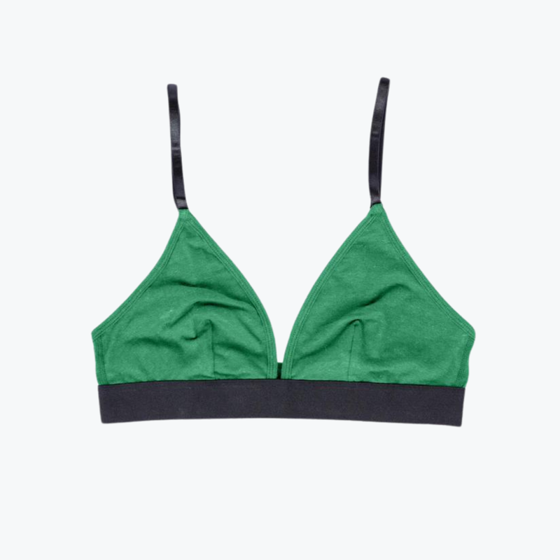 Women’s Hemp Triangle Bralette – Organic Wireless Adjustable Straps