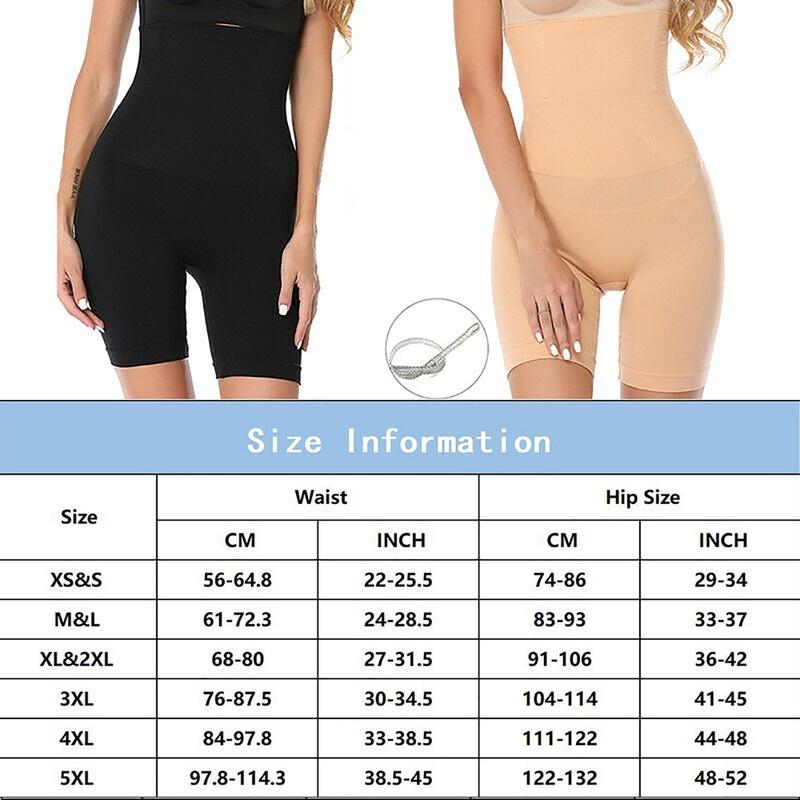 Women's High Waist Shapewear Tummy Control Butt Lift Shorts Thigh Slimmer Fajas