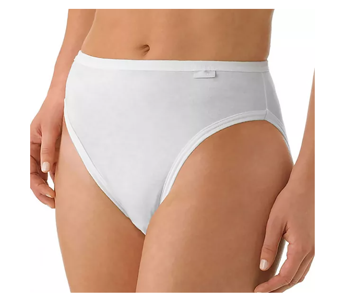 Women's Jockey 3-Pack French Cut (White Color) Cotton Comfort Underwear