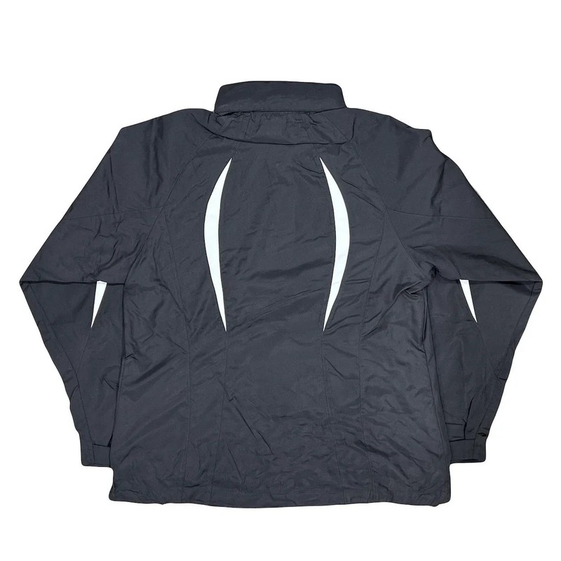Women's Lined Windbreaker Tapered Cut Roll Up Hood Zip Pockets US Sizes XS-2XL
