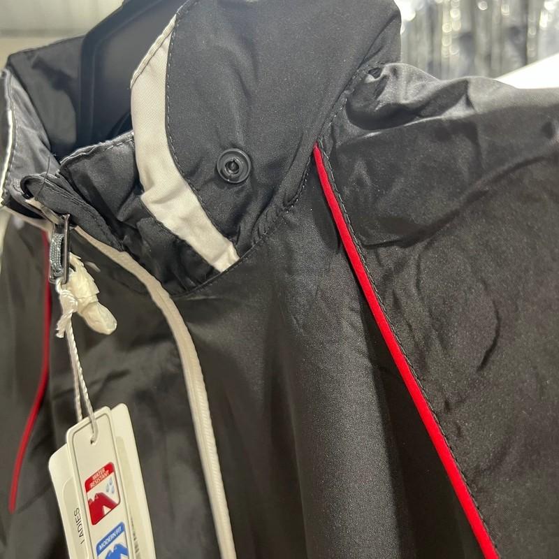 Women's Lined Windbreaker Tapered Cut Roll Up Hood Zip Pockets US Sizes XS-2XL