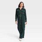 Women's Long Sleeve Velvet Cargo Jumpsuit - Universal Thread
