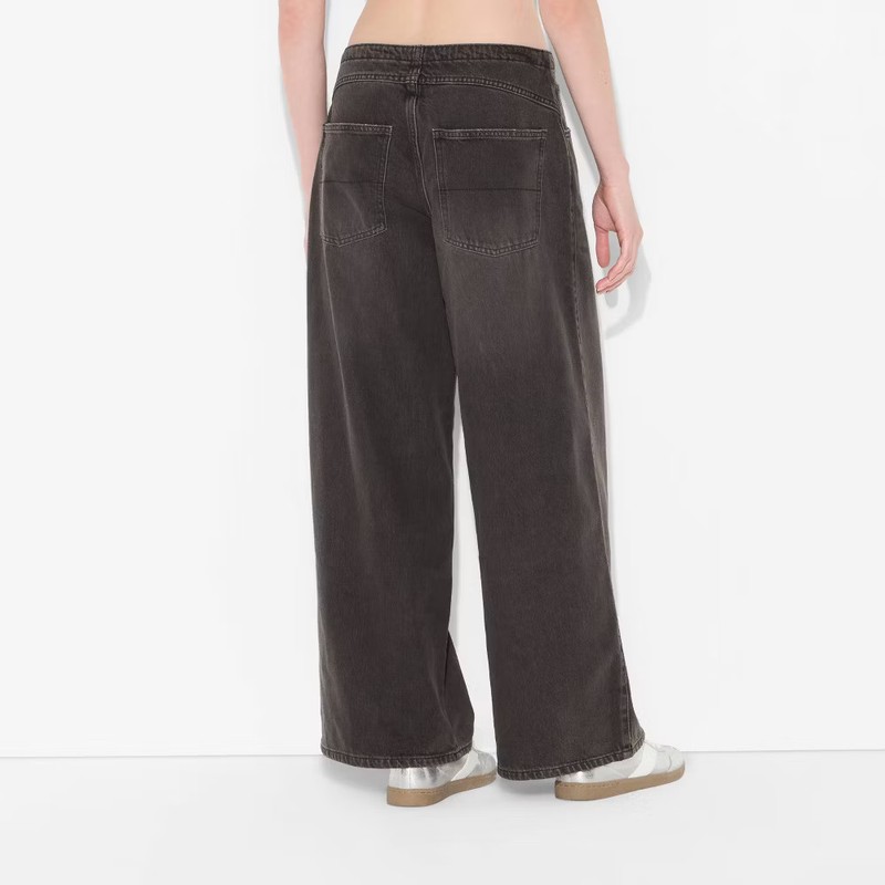 Women's Low-Rise Wide Leg Loose Jeans - Wild Fable