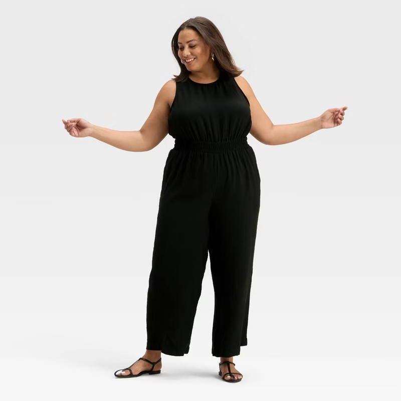 Women's Modern Gauze Jumpsuit - A New Day