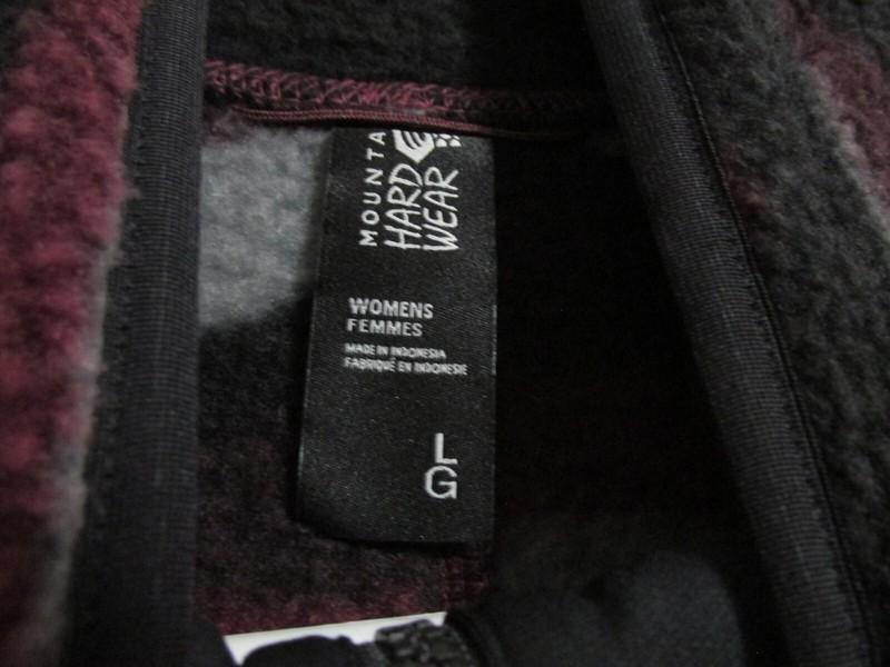 Women's Mountain Hardwear HiCamp Fleece 1/2 Zip Pullover Multicolor Size LG