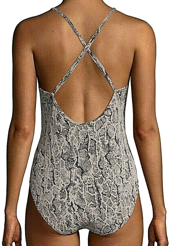 WOMEN'S ONE PIECE ANIMAL PRINT SWIMSUIT By Time And Tru A3