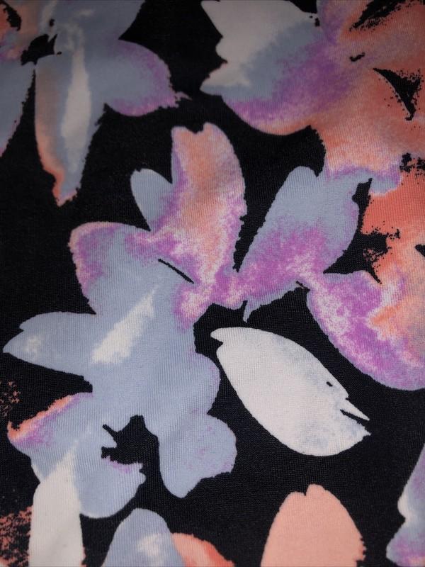 Women's One Piece Ruffled Floral Swimsuit By Time And Tru A4