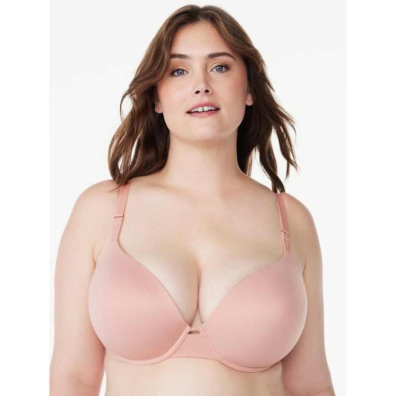 Women's Padded Moderate Underwire Smooth Push Up Bra