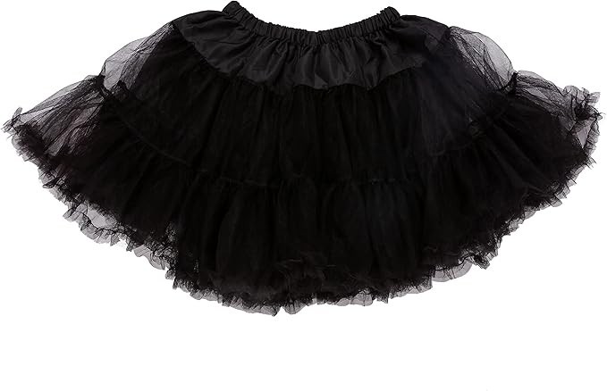 Women's Petticoat Skirt Tutu Poofy Skirts Tulle Tutu Skirts Elastic Underskirt