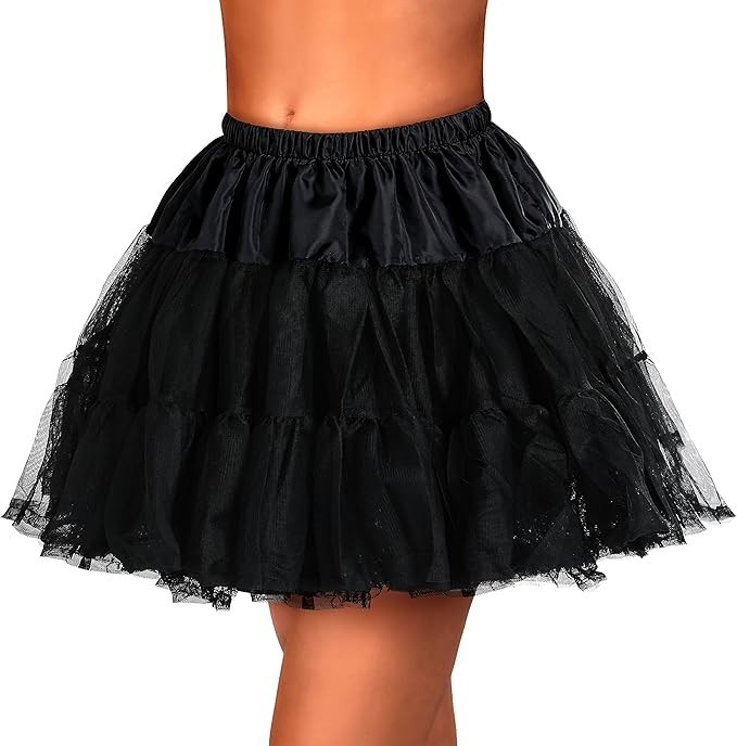 Women's Petticoat Skirt Tutu Poofy skirts Tulle Tutu Skirts Elastic Underskirt