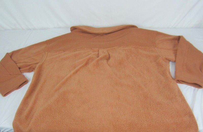 Women's Plus Size Fleece Shawl Collar Jacket - Knox Rose Roasted Brown 3X