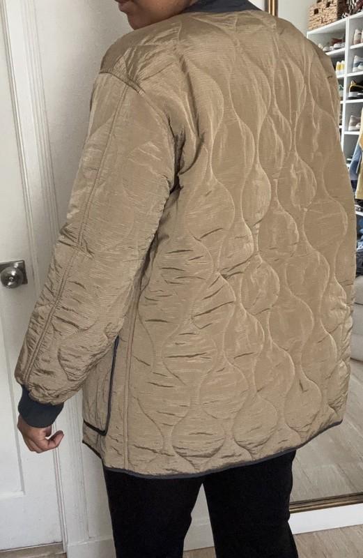 Women’s Quilted Jacket In Beige