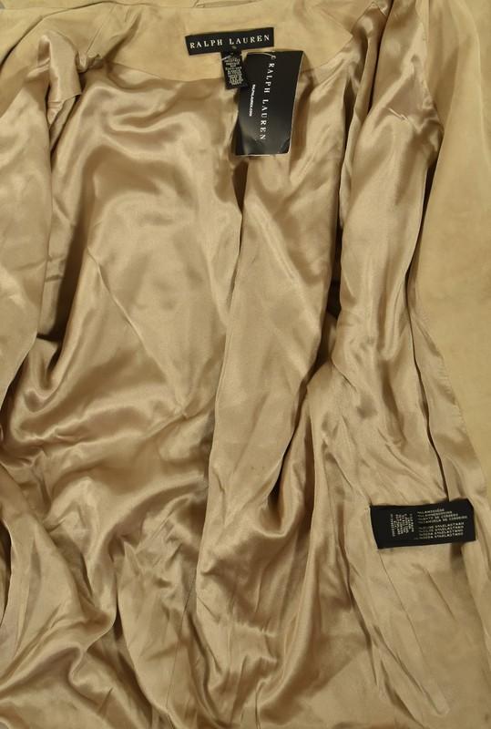 Women's Ralph Lauren Black Label Denita Belted Suede Blazer Jacket New $2898